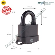 Yale Y220B 71 130 Weather Resistant LaminatedSteel Padlock 71mm