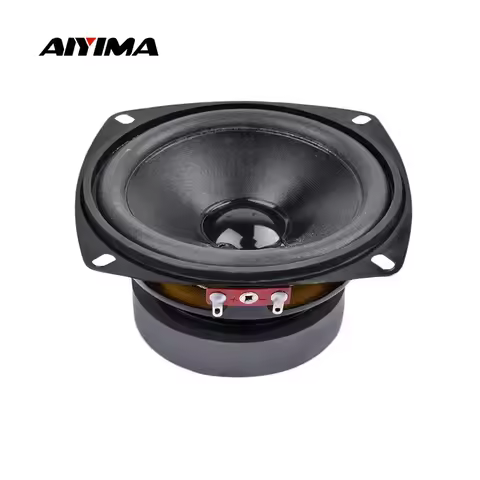 AIYIMA 1Pcs 4 Inch Audio Subwoofer Speaker 50 W 8 ohm Woofer Midrange Bass Computer Speakers For Hom