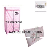 JFH 3V-2B Zip Wardrobe with Strong Steel Structure/ZIP ALMARI/ALMARI HOSTEL/ALMARI KAIN (random color)