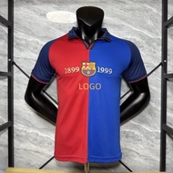 Retro Edition 1899/1999 Barcelona  Home   Football Jersey Short Sleeve Shirt