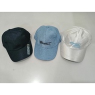 Fishing cap / dark blue, blue & white.