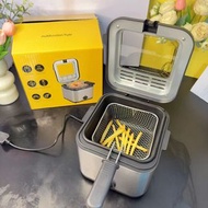 屋企炸物必備！家用全自動電炸鍋 控溫恆溫 炸雞翼薯條 一體鍋 多功能炸鍋 Home Automatic Electric Deep Fryer | Temp Control Constant Frye