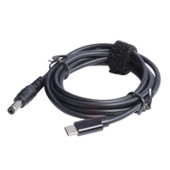 150CM 5ft USB Type-C PD to DC Jack 5.5*2.1 Cable for Laptop/Portable Power station/Mini PC 18.5V-20V