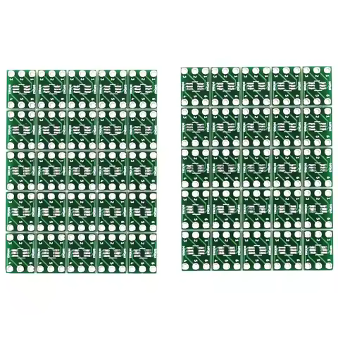 50pcs Double Sided 6 Pin SOT23-6/SC70-6(SOT363) to DIP Breakout Board SOT23-5 SC70-5