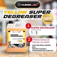 Super Engine Degreaser | Chemical Cuci Enjin Rim Rantai Motor|Wheel cleaner  4 Liters [NANOLAB]