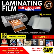 [USA] Laminating Film - 70mm x 100mm