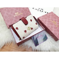 💥 SPECIAL PROMOTION 🔥READY STOCK:COACH Pu Leather Long Wallet for women Gift Box