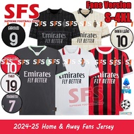 SFS 24-25 A-C Mila.n Soccer Football Jersey T-shirt Sports Fans Version S-4XL