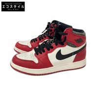 Nike FD1437-612 AIR JORDAN 1 RETRO HIGH OG CHICAGO 高筒運動鞋，尺寸 24.5（二手）