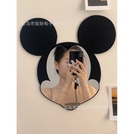 Disney Disney House Cartoon Character Mickey Mirror DIY Collision Desktop Decoration ins Bathroom Mirror Mirror Sticker Acrylic Mirror Large Mirror Bathroom Makeup Mirror Wall Mirror Half-length Mirror Mickey Mirror