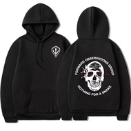 Gbrs Forward Observations Group Hoodie Punk Skeleton Hoodies Gothic Clothes Vintage Graphic Hooded