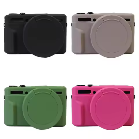 CozyShot Camera Soft Silicone Protector Skin Case for Canon G7X II/G7X III/G7X Mark II/G7X Mark III/