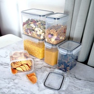 Plastic Storage Jar Whole Grain Kitchen 6-Piece Set Transparent Storage Jar Sealed Jar Food Preserva