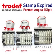 Expired Stamp EXP/ Format 6-Digit Numbers