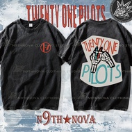 24h Shipping N9THNOVA 21 Pilots Symbol Graphic Oversized Vintage Streetwear Tee 5