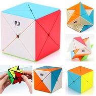 [SC Stok di M'sia] QiYi X Shape Irregular Dino Skweb Stickerless Magic Cube, Qi Yi MoFangGe Smooth S