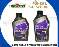 S-Oil Seven Scooter 9 4T Fully Synthetic Engine Oil JASO MB 0.8 and 1L (S Oil 7)