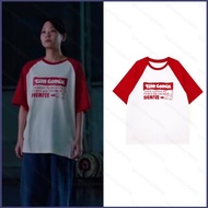 HT Friendly Rivalry Chung Su bin American retro new trend short sleeved T-shirt HT