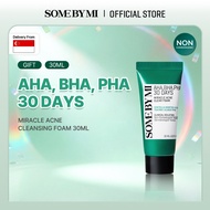 [MINI GWP] SOME BY MI 30 Days Miracle Acne Clear Foam Cleanser 30ml (Acne prone skin, Acne treatment