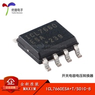 Original Genuine ICL7660ESA+T SOIC-8 Switch Capacitor Voltage Converter Chip