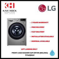 LG FV1408H4V 8KG/6KG FRONT LOAD WASHER CUM DRYER - 2 YEARS MANUFACTURER WARRANTY + FREE DELIVERY