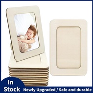 12 Pieces DIY Wood Picture Frames Unfinished Solid Wood Photo Picture Frames For 4 X 6 In Photos,