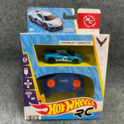 Hot Wheels 2.4G Wireless RC Car Rechargeable Electric Remote Control Car Tesla Dodge GT-R Porsche Co