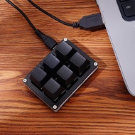 OSU Mini 6key Keyboard Photoshop Drawing Keyboard Support Red Switch Programming Macro Keypad Mechanical Keyboard shensong