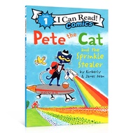 Milu Icr Comics L Pete The Cat และ Stealer หนังสือภาษาอังกฤษเดิม
