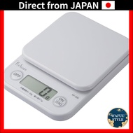 Tanita Cooking Scale, measures up to 2kg in 1g increments, White, KF-200 WH, Kitchen scale, digital.