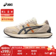 ASICS亚瑟士  男鞋女鞋复古休闲鞋时尚百搭运动舒适耐磨 TARTHER SC【HB】 米黄色/灰色 40.5