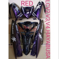 COVERSET LC 135 LC V2 V3 V4 V5 V6 V7 RED HAYABUSA