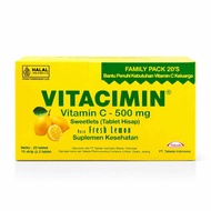 VITACIMIN Vitamin C 500mg Family Pack 20tablet