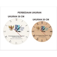 Jam Karakter Custom Jam Dinding Karakter Kayu Kenang Kenangan PKL / Perpisahan Sekolah / Perpisahan