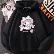 เสื่อแขนยาวมีฮูต พิมพ์ลายการ์ตูนน่ารัก มีไซส์ครบ สีให้เลือก เสื้อกันหนาวแฟชั่นเกาหลีL789