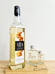 แบ่งขาย ไซรัปกลิ่นบัตเตอร์สก๊อต Butterscotch แบรนด์ 1883 Syrups made in France