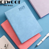 QTWOOF Planner Notebook, Monthly/Weekly/Daily Planner PU 2025 Planner Notebook, Thickened Time Manag