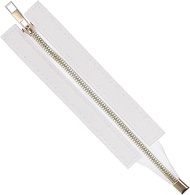 QUARKZMAN PU Leather Zip 24 x 5.3 cm/9.4 x 2.1 Inches Sewing Spiral Wholesale Zip Frame Replacement 