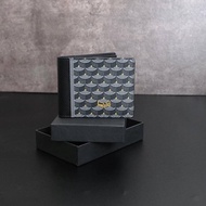 FAURE LE PAGE / FLP Mens Bifold All Card Wallet in Black / Grey Color