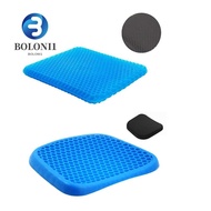 BO Honeycomb Gel Cushion, Portable Foldable Gel Seat Cushion, Massage Thick Relief Tailbone Pressure with Non-Slip Cover Chair Pad for Long Sitting Stadium