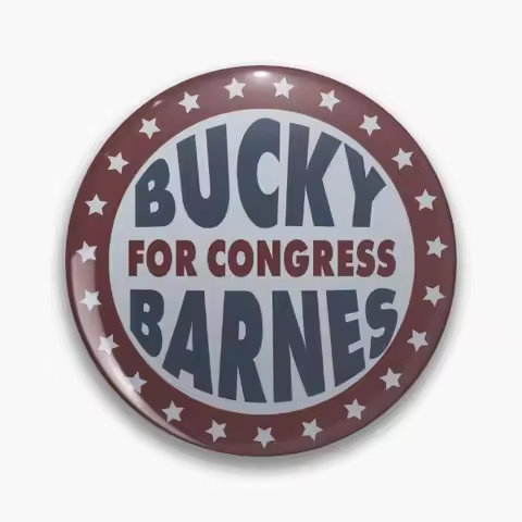 Congressman Barnes Bucky B For Congres Soft Button Pin Funny Jewelry Brooch Gift Women Lapel Pin Lov