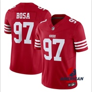 Men's NFL San Francisco 49ers Nick Bosa 2025-24 New Red Limited American Football Jersey