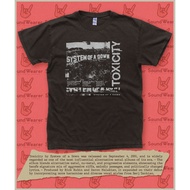 System Of A Down (SOAD) 2001 Toxicity Band Tshirt
