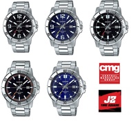 Casio Standard นาฬิกาข้อมือสายสแตนเลส มีหน้าปัดและสีให้เลือก นาฬิกาผู้ชาย ของแท้ 100% นาฬิกา CASIO รุ่น MTP-VD01D พร้อมรับประกัน 1 ปีเต็ม จาก CMG