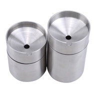 「 Party Store 」 Stainless Steel Car Ashtray Smokeless Auto Cigarette Ashtray Holder Creative Windproof Business Gift Car Car With Lid Asht