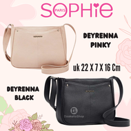 Sophie Martin Paris Tas Selempang Wanita Deyrenna Pinky dan Black Katalog Terbaru 2025 | Sling Bag I