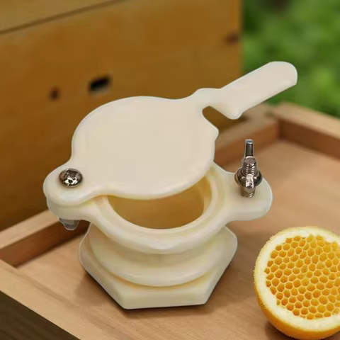 Durable Bee Honey Tap Gate Valve Reusable Beekeeping Pump Extractor Bottling Nylon Flow Port Beekeep