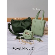 Business PACKAGE WALLET BAG CONTAINS 3/4 PCS / SAVING PACKAGE BAG / PREMIUM BUNDLING BAG