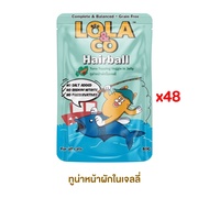 อาหารเปียกแมว Lola&CO โลล่าแอนด์โค อาหารเปียกแมว สุขภาพดี ขนาด 80 กรัม 1ลัง (4โหล)