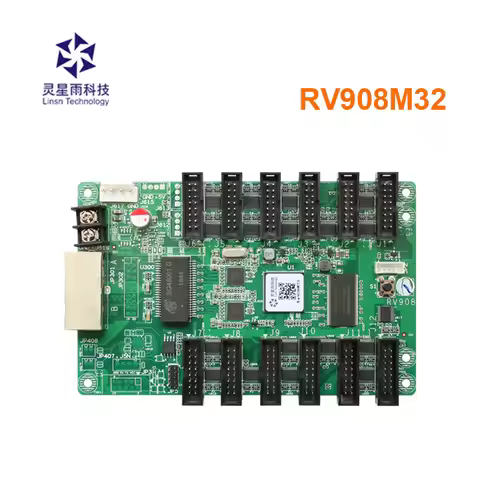 Linsn RV908M32 led receiving card rv908 controller 12xhub75e ports support p2/p2.5/p3 indoor outdoor